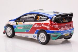 Ford Fiesta RS WRC Ford Abu Dhabi #3 M. Hirvonen / J. Lehtinen Winner Rally Australia 2011 Minichamps 1:18 151110803 Metalas - nuotrauka 5 iš 6