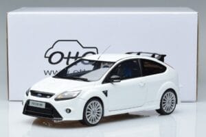 Ford Focus RS Mk2 Baltas Otto 1:18 OT977 Derva - nuotrauka 6 iš 6
