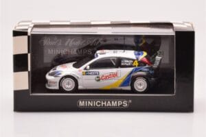 Ford Focus RS WRC #4 M. Martin / M. Park Neste Rally Finland Winners 2003 Minichamps 1:43 400038304 Metalas - nuotrauka 4 iš 4