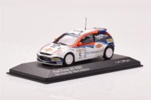 Ford Focus RS WRC #5 C. McRae / N. Grist Rally Acropolis Winner 2002 Minichamps 1:43 430028905 Metalas - nuotrauka 2 iš 4
