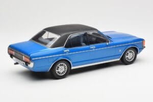 Ford Granada Mk1 Metalinis Mėlynas Matinis Juodas MCG 1:18 MCG18394 Metalas - nuotrauka 2 iš 6