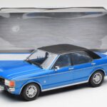 Ford Granada Mk1 Metalinis Mėlynas Matinis Juodas MCG 1:18 - image 6 of 6