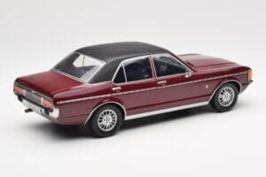Ford Granada Mk1 Metalinis Tamsiai Raudonas Matinis Juodas MCG 1:18 MCG18393 Metalas - nuotrauka 2 iš 6