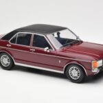 Ford Granada Mk1 Metalinis Tamsiai Raudonas Matinis Juodas MCG 1:18 - image 4 of 6