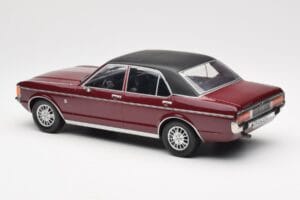Ford Granada Mk1 Metalinis Tamsiai Raudonas Matinis Juodas MCG 1:18 MCG18393 Metalas - nuotrauka 5 iš 6