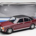 Ford Granada Mk1 Metalinis Tamsiai Raudonas Matinis Juodas MCG 1:18 - image 6 of 6