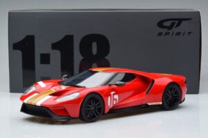Ford GT Alan Mann Heritage Edition Raudonas GT Spirit 1:18 GT882 Derva - nuotrauka 6 iš 6