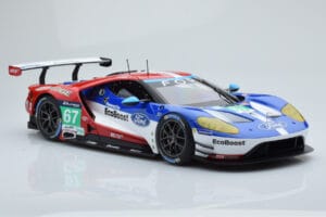 Ford GT Chip Ganassi Racing UK #67 M. Franchitti / A. Priaulx / H. Tincknell 24 Hours of Le Mans 2016 Minichamps 1:18 1551686 - nuotrauka 4 iš 6