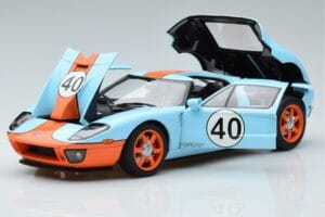 Ford GT Gulf Livery AUTOart 1:18 80513 Metalas - nuotrauka 2 iš 8