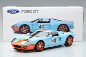 Ford GT Gulf Livery AUTOart 1:18 80513 Metalas - nuotrauka 8 iš 8