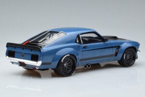 Ford Mustang Boss Cobra Ruffian Cars Mėlynas GT Spirit 1:18 GT426 Derva - nuotrauka 2 iš 6