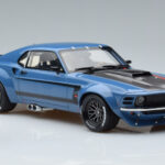 Ford Mustang Boss Cobra Ruffian Cars Mėlynas GT Spirit 1:18 - image 4 of 6