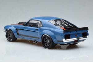 Ford Mustang Boss Cobra Ruffian Cars Mėlynas GT Spirit 1:18 GT426 Derva - nuotrauka 5 iš 6