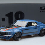 Ford Mustang Boss Cobra Ruffian Cars Mėlynas GT Spirit 1:18 - image 6 of 6