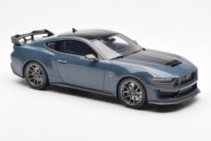 Ford Mustang Dark Horse Vapor Mėlynas Metallic GT Spirit 1:18 GT454 Derva - nuotrauka 4 iš 6