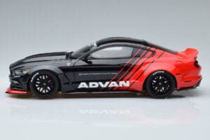 Ford Mustang S550 LB Works Liberty Walk Advan GT Spirit 1:18 KJ035 Derva - nuotrauka 3 iš 6