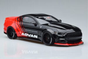Ford Mustang S550 LB Works Liberty Walk Advan GT Spirit 1:18 KJ035 Derva - nuotrauka 4 iš 6
