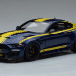 Ford Mustang S550 Shelby Super Snake Mėlynas GT Spirit 1:18