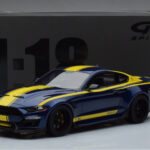 Ford Mustang S550 Shelby Super Snake Mėlynas GT Spirit 1:18 - image 6 of 6