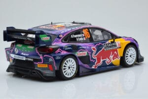Ford Puma Rally1 WRC #16 A. Fourmaux / A. Coria Rally Monte Carlo 2022 IXO 1:18 18RMC111 Metalas - nuotrauka 2 iš 6