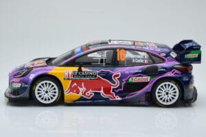 Ford Puma Rally1 WRC #16 A. Fourmaux / A. Coria Rally Monte Carlo 2022 IXO 1:18 18RMC111 Metalas - nuotrauka 3 iš 6