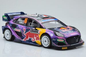 Ford Puma Rally1 WRC #16 A. Fourmaux / A. Coria Rally Monte Carlo 2022 IXO 1:18 18RMC111 Metalas - nuotrauka 4 iš 6