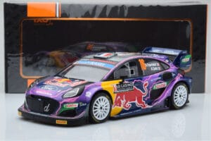 Ford Puma Rally1 WRC #16 A. Fourmaux / A. Coria Rally Monte Carlo 2022 IXO 1:18 18RMC111 Metalas - nuotrauka 6 iš 6