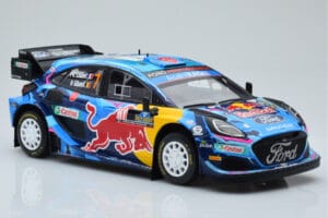 Ford Puma Rally1 WRC #7 P-L. Loubet / N. Gilsoul Rally Sweden 2023 IXO 1:18 18RMC154B Metalas - nuotrauka 4 iš 6