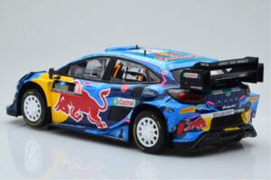 Ford Puma Rally1 WRC #7 P-L. Loubet / N. Gilsoul Rally Sweden 2023 IXO 1:18 18RMC154B Metalas - nuotrauka 5 iš 6