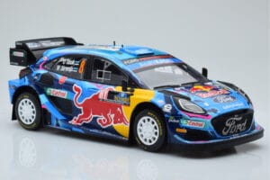 Ford Puma Rally1 WRC #8 O. Tanak / M. Jarveoja Winner Rally Sweden 2023 IXO 1:18 18RMC154A Metalas - nuotrauka 4 iš 6