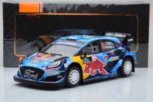 Ford Puma Rally1 WRC #8 O. Tanak / M. Jarveoja Winner Rally Sweden 2023 IXO 1:18 18RMC154A Metalas - nuotrauka 6 iš 6