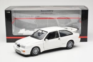 Ford Sierra RS RHD Baltas Minichamps 1:18 150084070 Metalas - nuotrauka 8 iš 8