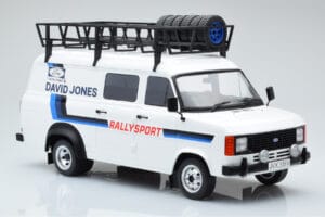 Ford Transit Mk2 Van Team David Jones Rally Assistance IXO 1:18 18RMC033XE Metalas - nuotrauka 4 iš 6