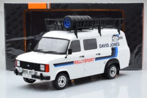 Ford Transit Mk2 Van Team David Jones Rally Assistance IXO 1:18 18RMC033XE Metalas - nuotrauka 6 iš 6