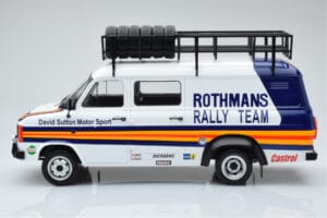 Ford Transit Mk2 Van Team Rothmans Rally Assistance IXO 1:18 18RMC057XE Metalas - nuotrauka 3 iš 6
