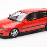 Honda Civic EG6 VTEC Raudonas LCD 1:18