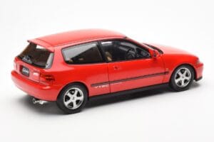 Honda Civic EG6 VTEC Raudonas LCD 1:18 LCD18018-RE Metalas - nuotrauka 4 iš 11