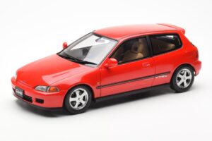 Honda Civic EG6 VTEC Raudonas LCD 1:18