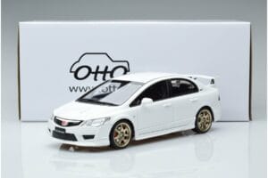 Honda Civic FD2 Type R Mugen Baltas Otto 1:18 OT941 Derva - nuotrauka 6 iš 6