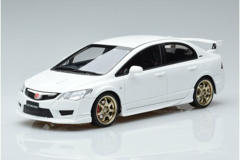 Honda Civic FD2 Type R Mugen Baltas Otto 1:18 OT941 Derva