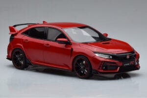 Honda Civic Type R GT FK8 Euro Spec Raudonas Otto 1:18 OT890 Derva - nuotrauka 4 iš 6