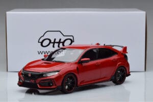 Honda Civic Type R GT FK8 Euro Spec Raudonas Otto 1:18 OT890 Derva - nuotrauka 6 iš 6