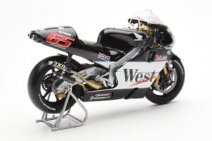 Honda NSR500 West Honda Pons #65 L. Capirossi 500cc World Championship 2001 Minichamps 1:12 122016165 Metalas - nuotrauka 3 iš 4