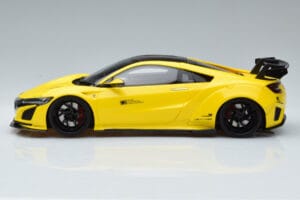 Honda NSX NC1 LB Works Liberty Walk Geltonas GT Spirit 1:18 KJ034 Derva - nuotrauka 3 iš 6
