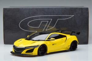 Honda NSX NC1 LB Works Liberty Walk Geltonas GT Spirit 1:18 KJ034 Derva - nuotrauka 6 iš 6