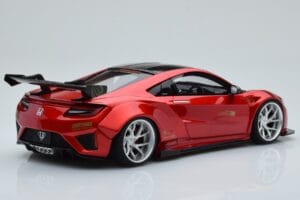 Honda NSX NC1 Liberty Walk Candy Raudonas GT Spirit 1:18 GT245 Metalas - nuotrauka 2 iš 6