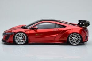 Honda NSX NC1 Liberty Walk Candy Raudonas GT Spirit 1:18 GT245 Metalas - nuotrauka 3 iš 6