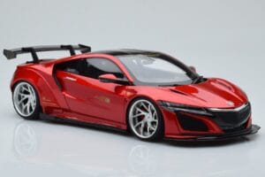Honda NSX NC1 Liberty Walk Candy Raudonas GT Spirit 1:18 GT245 Metalas - nuotrauka 4 iš 6