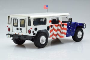 Hummer H1 General Gore-Lieberman USA 2000 Exoto 1:18 EX01807 Metalas - nuotrauka 3 iš 7