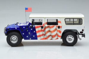 Hummer H1 General Gore-Lieberman USA 2000 Exoto 1:18 EX01807 Metalas - nuotrauka 4 iš 7